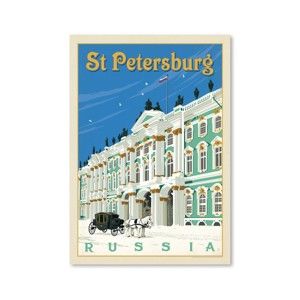 Plakát Americanflat St. Petersburg, 42 x 30 cm