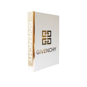 Dekorativní krabička ve tvaru knihy Piacenza Art Givenchy Blanc