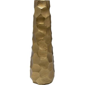 Hliníková váza ve zlaté barvě Kare Design Aria,výška 60 cm