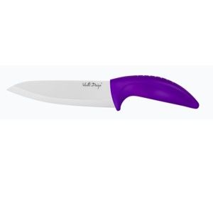 Keramický nůž Vialli Design Chef, 15 cm, fialový