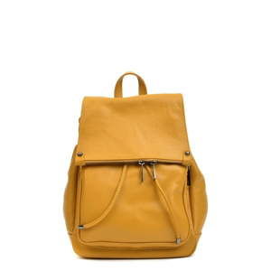 Žlutý kožený batoh Roberta M Marisso