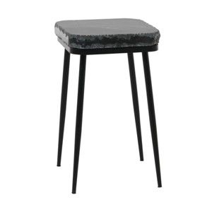 Odkládací stolek s tmavě šedou mramorovou deskou Fuhrhome Naples