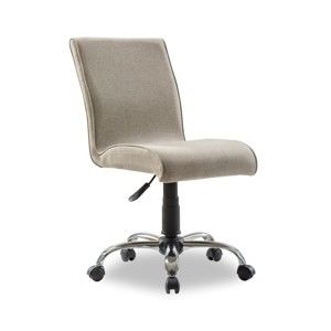Béžová židle na kolečkách Soft Chair Beige