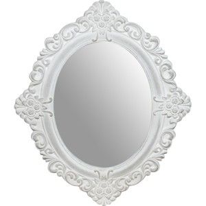 Bílé zrcadlo Crido Consulting Oval
