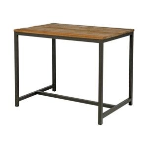 Barový stolek s deskou z jilmového dřeva Interstil Vintage