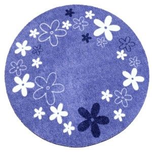 Dětský fialový koberec Zala Living Flower, ⌀ 100 cm