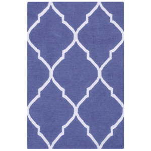 Vlněný koberec Bakero Caroline Dark Blue, 60 x 90 cm
