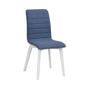 Modrá jídelní židle s bílými nohami Rowico Grace