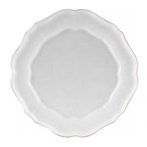 Bílý talíř z kameniny Casafina Impressions, ⌀ 30 cm