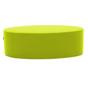 Světle zelený puf Softline Bon-Bon Felt Lime Punch, délka 120 cm
