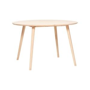 Jídelní stůl z dubového dřeva Hübsch Eluf, ⌀ 115 cm
