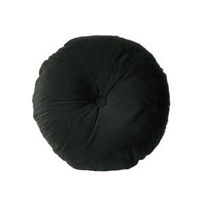 Černý bavlněný polštář PT LIVING, ⌀ 45 cm