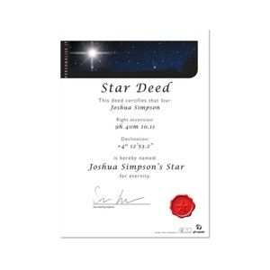 Dárkový balíček Daruj hvězdu Gift Republic Star