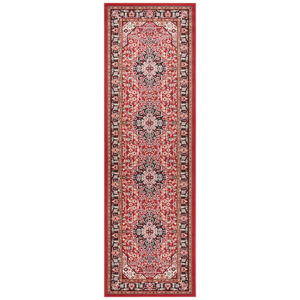 Červený koberec Nouristan Skazar Isfahan, 80 x 250 cm