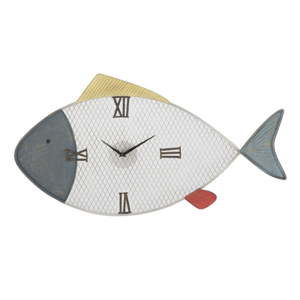 Nástěnné hodiny Mauro Ferretti Fish, 77 x 41 cm