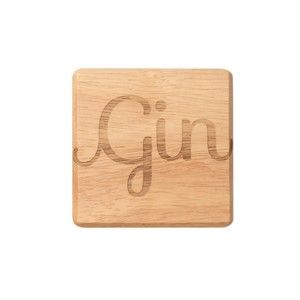 Podtácek ze dřeva kaučukovníku T&G Woodware Gin