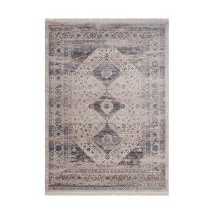 Šedý vzorovaný koberec Kayoom Freely, 120 x 170 cm