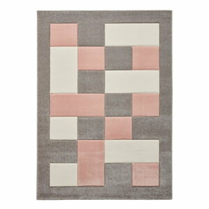 Růžovo-šedý koberec Think Rugs Brooklyn, 200 x 290 cm