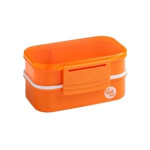 Set 2 oranžových svačinových boxů Premier Housewares Grub Tub, 13,5 x 10 cm