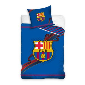 Dětské bavlněné povlečení na jednolůžko CARBOTEX FC Barcelona Logo IV, 160 x 200 cm