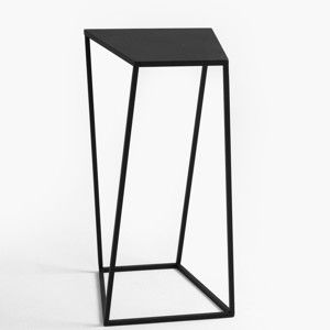 Černý odkládací stolek Custom Form Zak, 30 x 30 cm