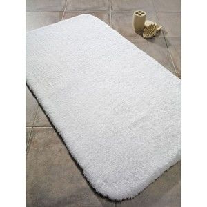 Bílá předložka do koupelny Confetti Bathmats Organic 1500, 60 x 100 cm