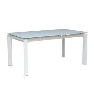 Bílý rozkládací jídelní stůl sømcasa Marla, 140 x 90 cm