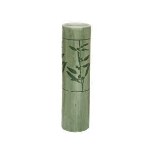 Zelená kameninová váza Santiago Pons Florist, výška 38,5 cm