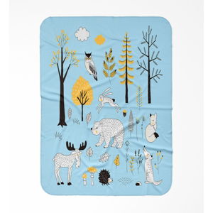Dětská deka OYO Kids Animals And Nature, 120 x 160 cm
