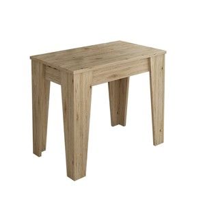 Dřevěný stůl s 6 přídavnými prodlouženími Tomasucci Charlie, 75 x 90 x 50 cm