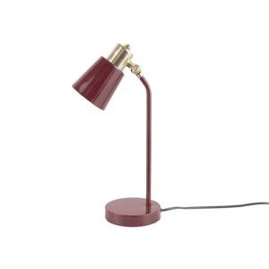 Červená stolní lampa Leitmotiv Classic