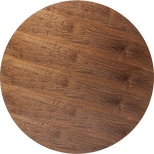 Ořechově hnědá deska pro stůl Kare Design Invitation Round, ⌀ 120 cm