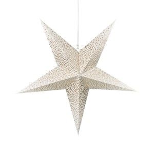 Bílá papírová dekorativní hvězda Butlers Magica. ⌀ 60 cm