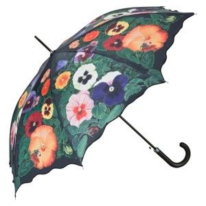 Holový deštník Von Lilienfeld Pansies, ø 100 cm