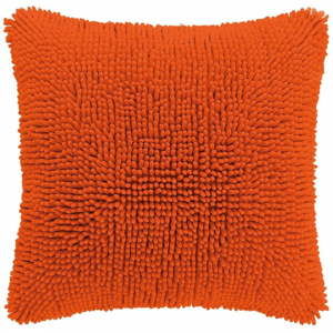 Oranžový povlak na polštář Tiseco Home Studio Shaggy, 45 x 45 cm