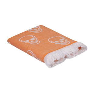 Oranžový ručník Kurukafa, 180 x 100 cm