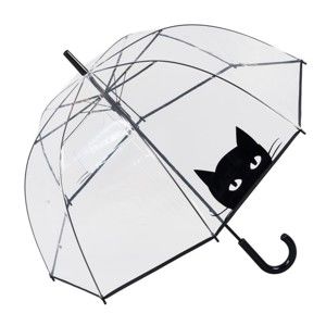 Transparentní deštník Ambiance Looking Cat, ⌀ 85 cm
