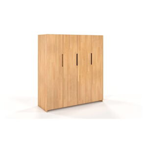 Šatní skříň z bukového dřeva Skandica Bergman, 170 x 180 cm