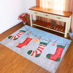 Koberec Vitaus Christmas Socks, 80 x 150 cm