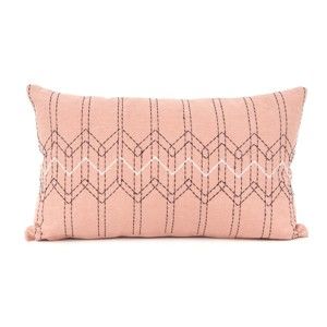 Pudrově růžový obdélníkový polštář s výplní PT LIVING Stitched