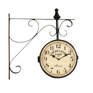 Nástěnné hodiny Antic Line Station Clock