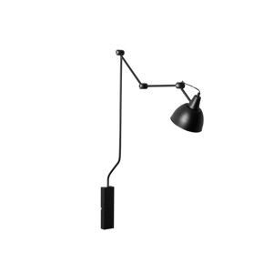 Černá nástěnná lampa Custom Form Coben