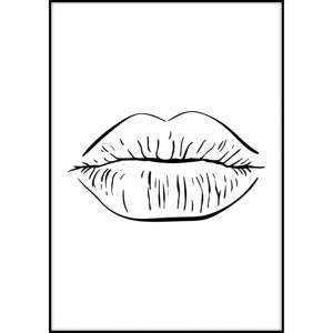 Plakát Imagioo Lips, 40 x 30 cm