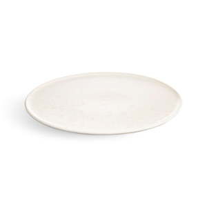 Bílý kameninový talíř Kähler Design Ombria, ⌀ 22 cm