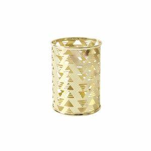 Kovový stojánek na tužky ve zlaté barvě Portico Designs