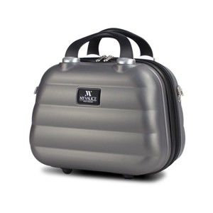 Šedý dámský příruční cestovní kufřík My Valice SMART BAG RESSNO Make Up & Hand Suitcase