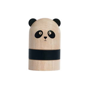 Kasička z bukového dřeva OYOY Panda