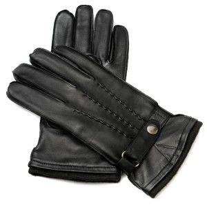 Pánské černé kožené rukavice <br>Pride & Dignity Jones, vel. XL