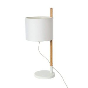 Bílá stolní lampa SULION Nordic