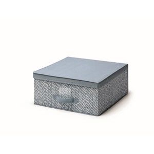 Modrý úložný box s víkem Cosatto Tweed, šířka 45 cm